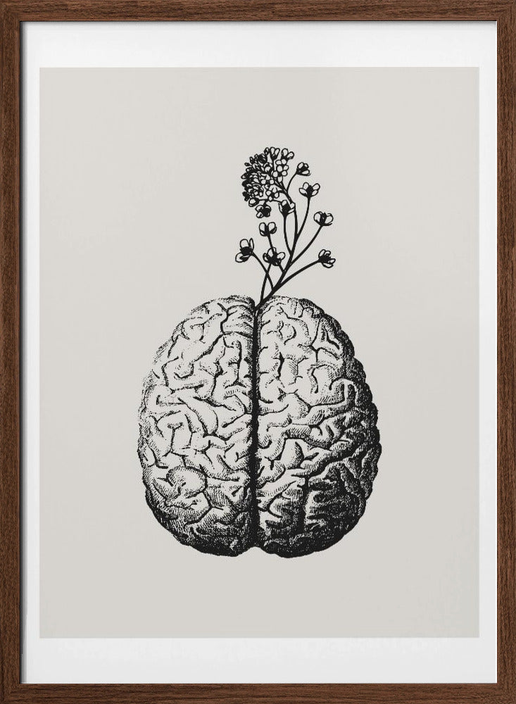 Brain Bloom Poster